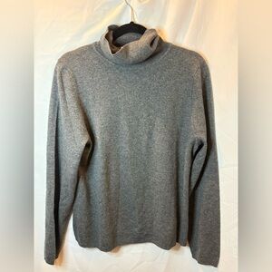 Cashmere Charter Club Gray Turtleneck Sweater